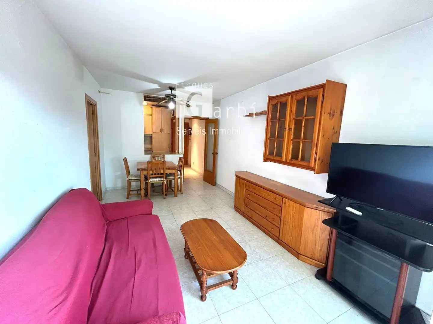 Wohnzimmer von Wohnung zum Verkauf in Calafell mit Terrasse, Schwimmbad und Gemeinschaftspool