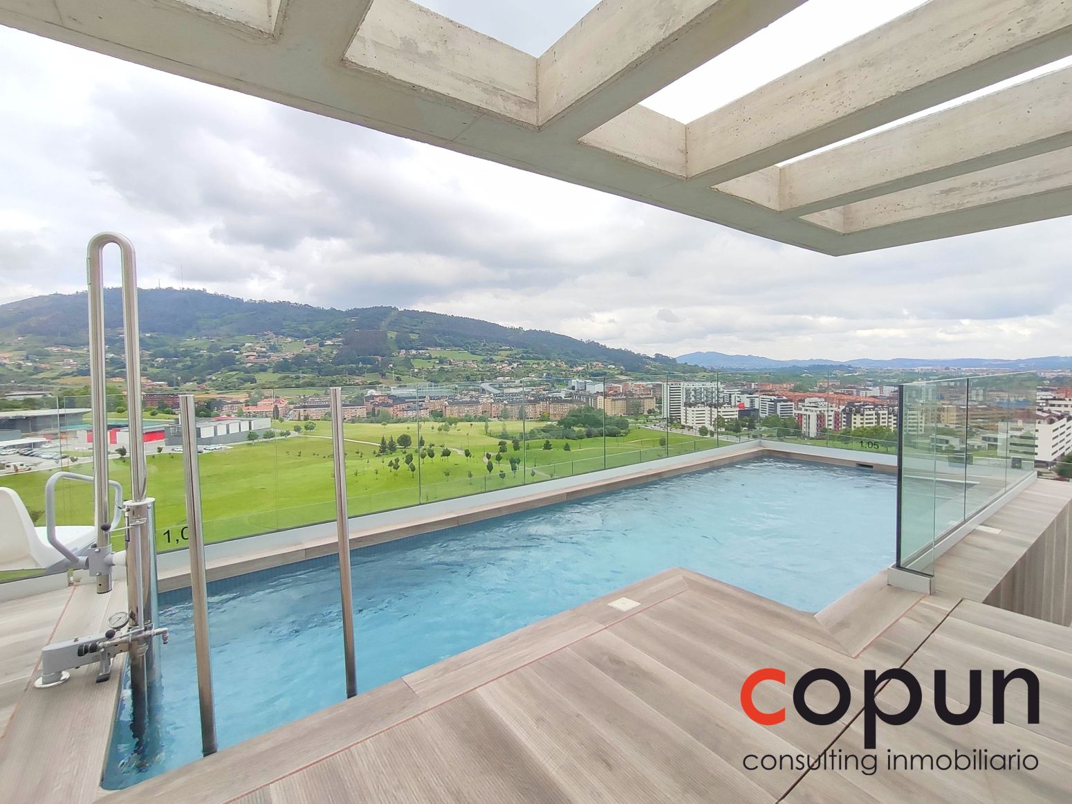 Swimming pool of Attic for sale in Oviedo   with Heating, Terrace and Storage room