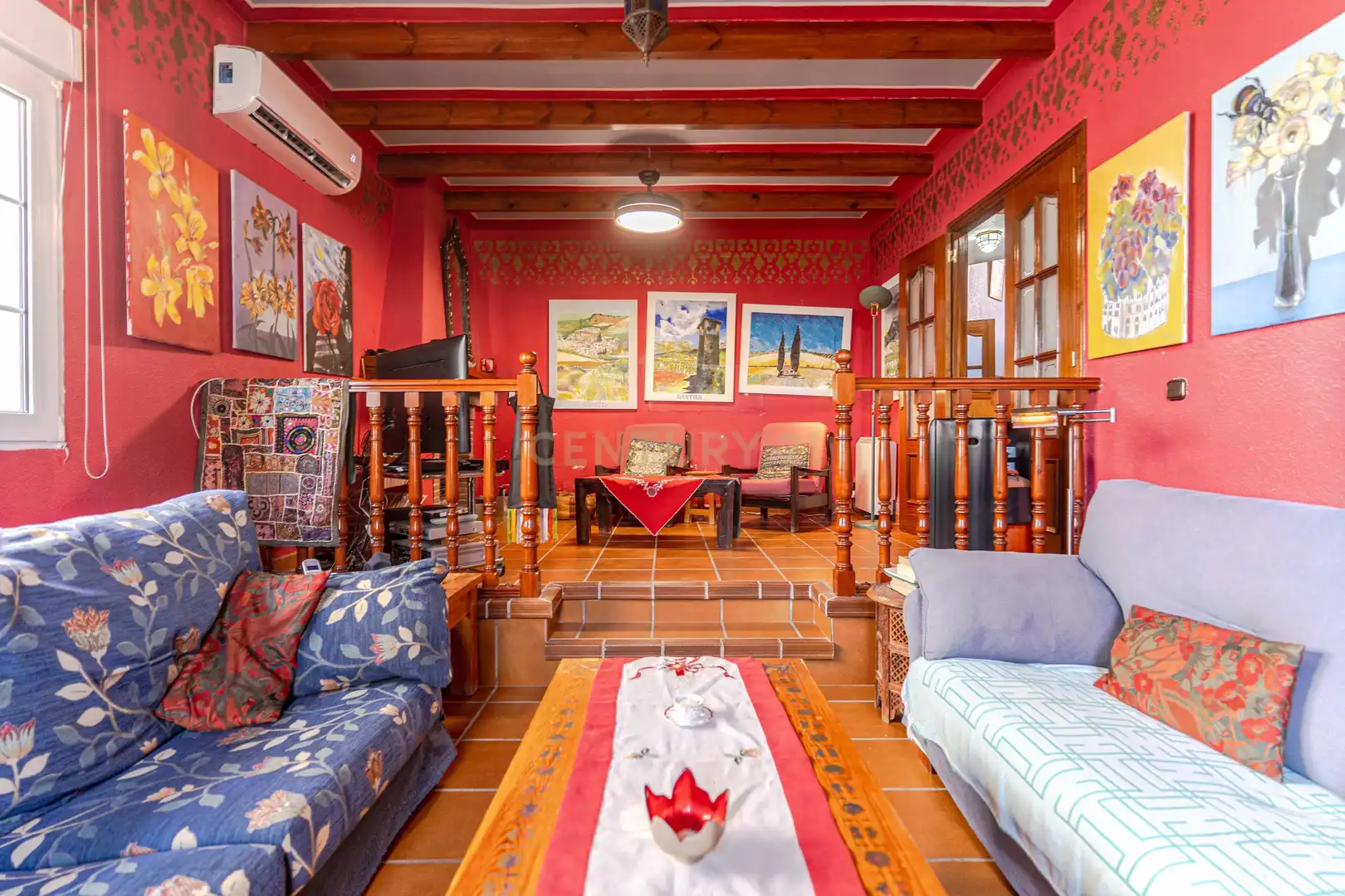 Sala de estar de Casa o chalet en venta en Íllora con Aire acondicionado, Jardín privado y Trastero