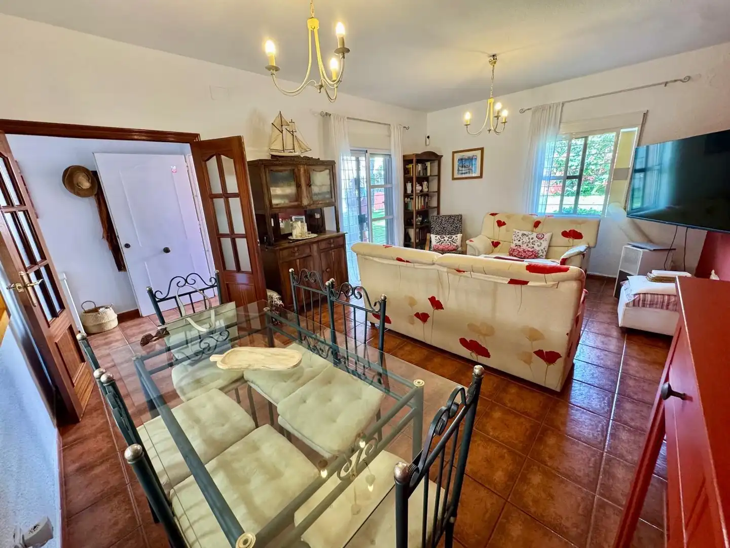 Living room of Houses for sale in Mazagón  with Private garden, Terrace and Storage room