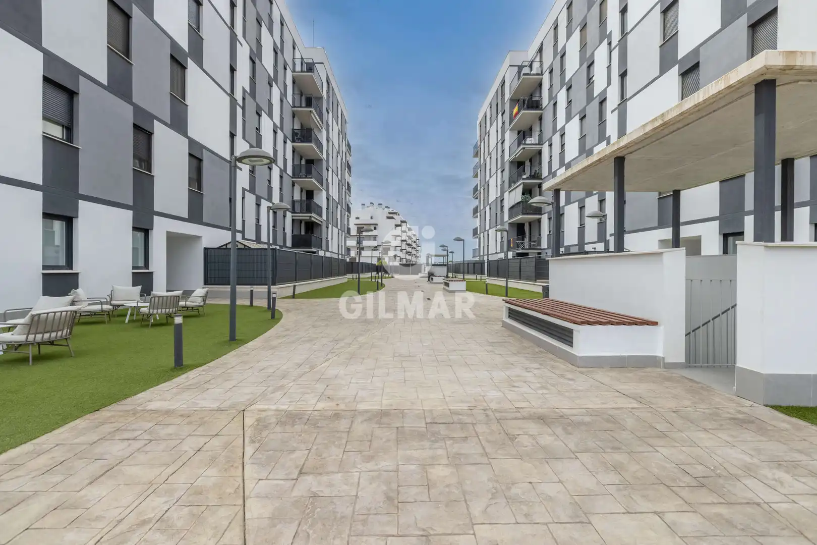 Parking of Flat for sale in Dos Hermanas  with Heating, Storage room and Swimming Pool
