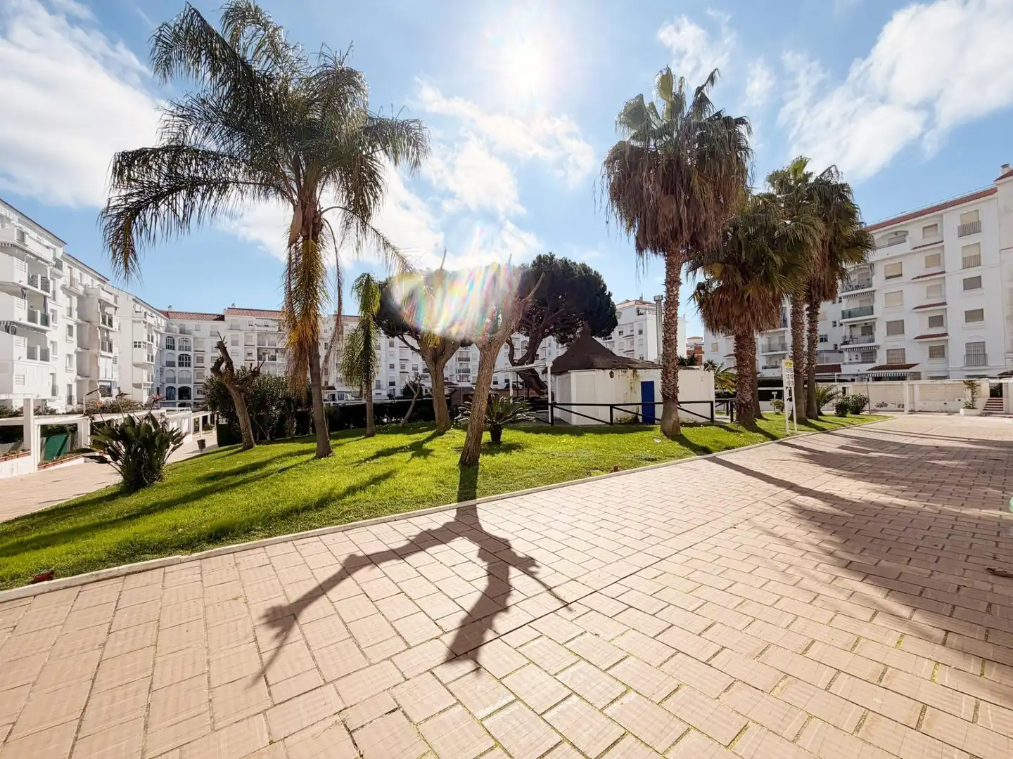 Exterior view of Flat for sale in El Portil  with Community pool
