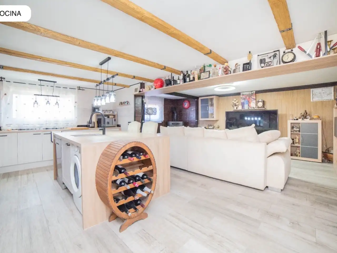 Cocina de Casa o chalet en venta en Navalagamella, Madrid