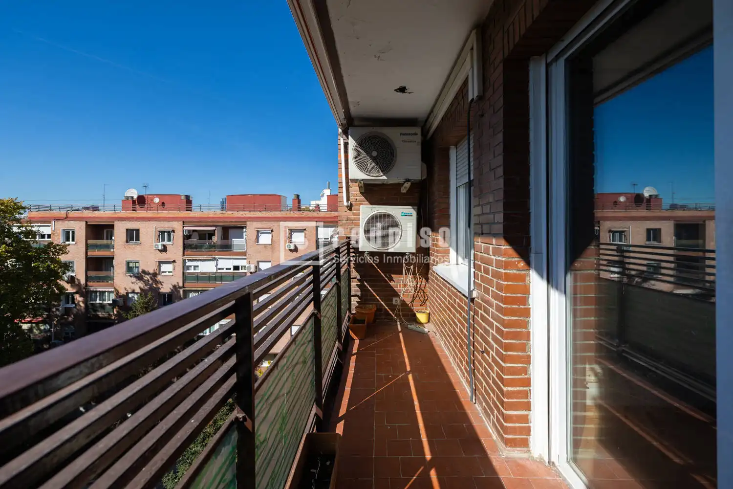 Terrasse von Wohnung zum Verkauf in Madrid mit Klimaanlage, Heizung und Privatgarten