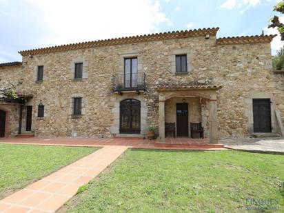 Vista exterior de Finca rústica en venda en Calonge amb Calefacció, Jardí privat i Piscina