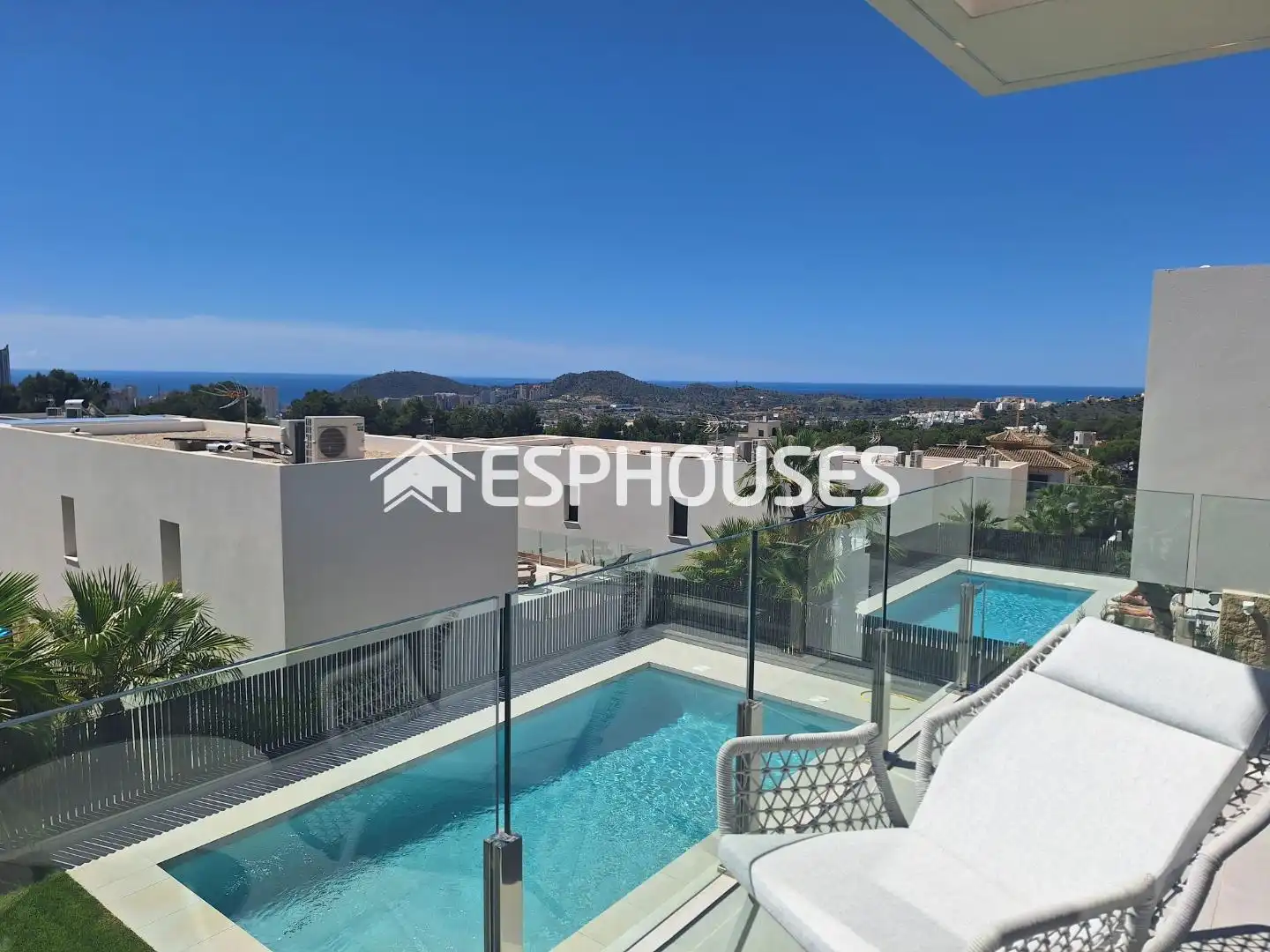 Piscina de Casa o chalet en venta en Finestrat con Aire acondicionado, Terraza y Piscina