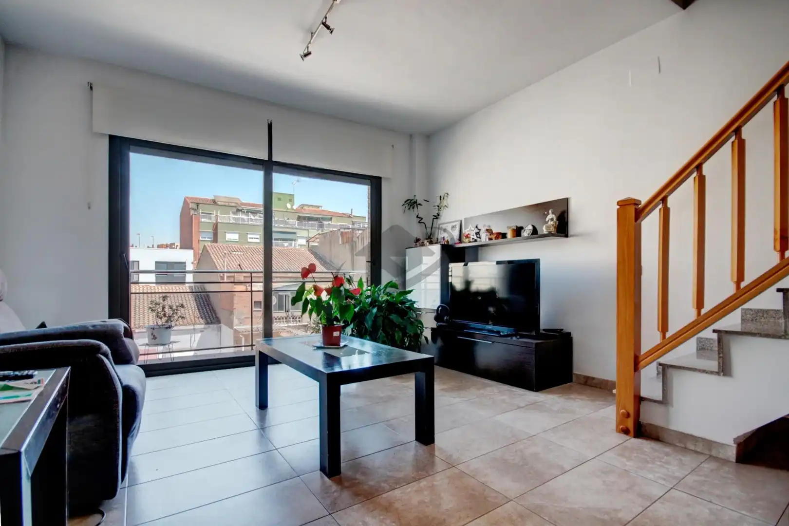 Sala de estar de Ático en venta en Barberà del Vallès con Aire acondicionado, Calefacción y Terraza