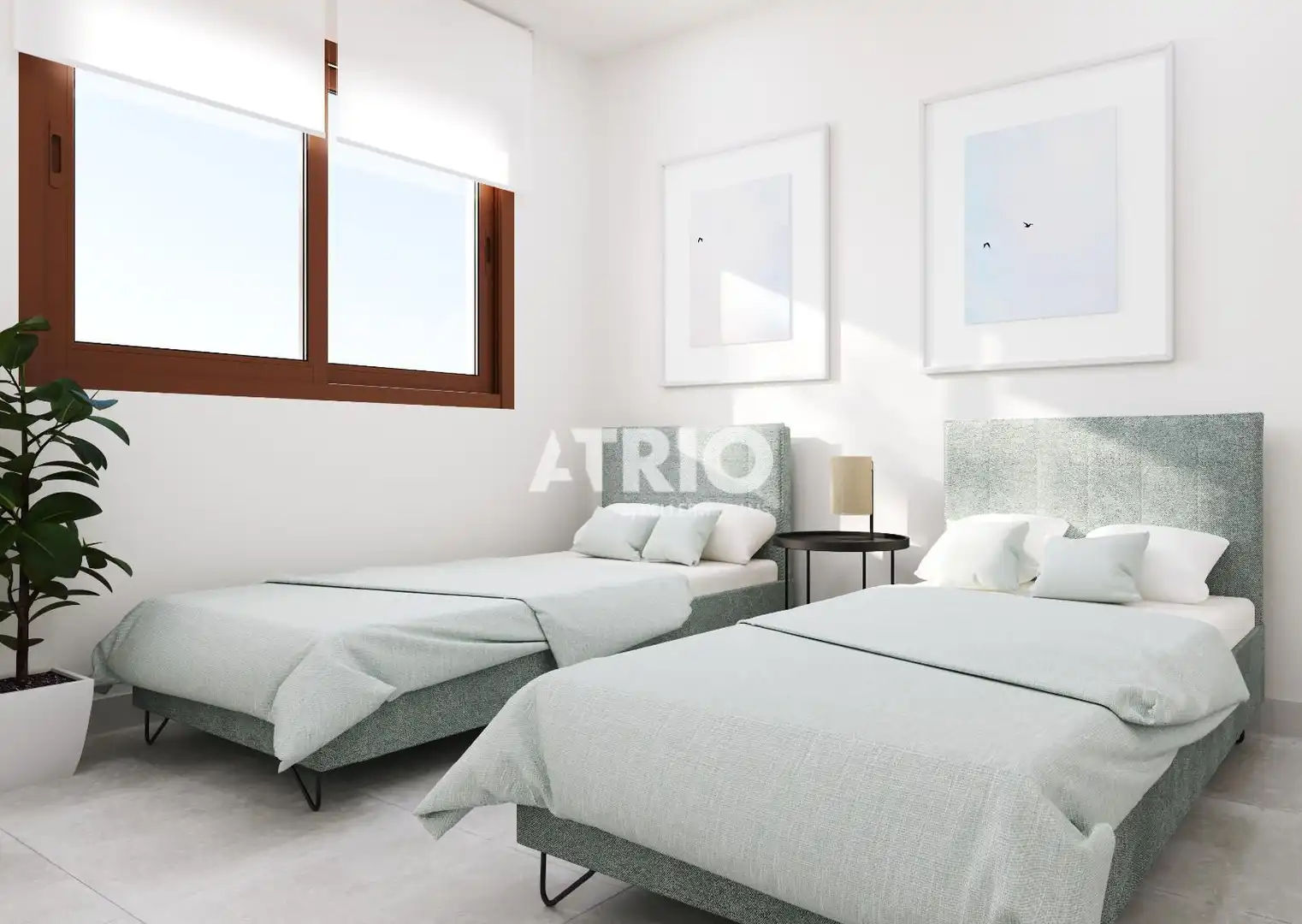 Schlafzimmer von Wohnung zum Verkauf in Capdepera mit Klimaanlage, Privatgarten und Terrasse