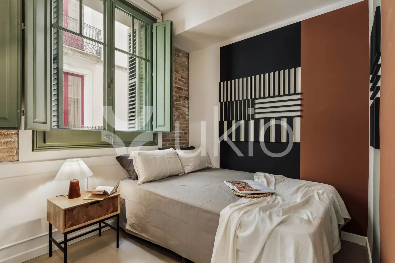 Bedroom of Apartments for rent in Barcelona  with Air Conditioner, Heating and Terrace