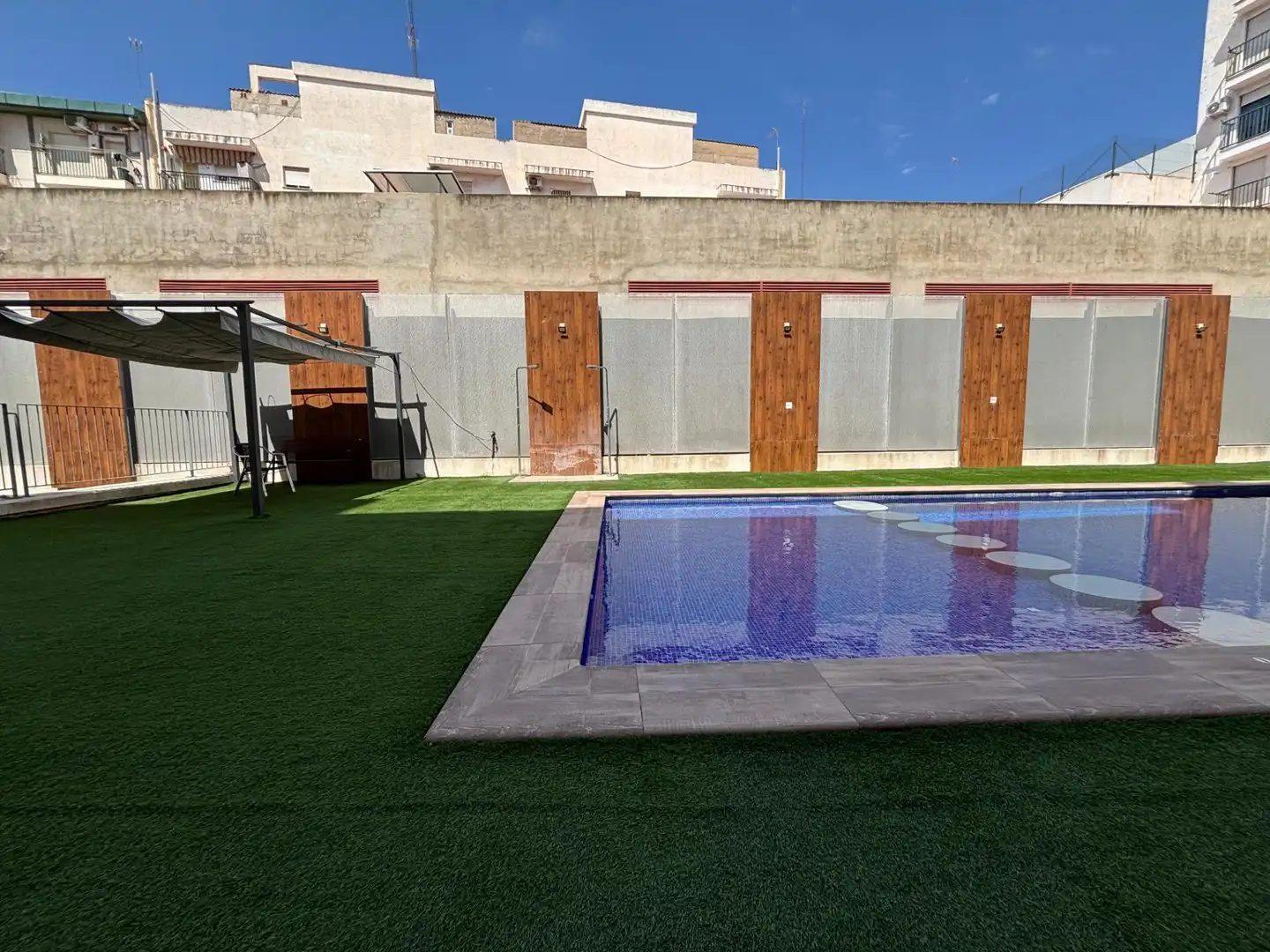 Schwimmbecken von Wohnungen zur Miete in Valencia mit Klimaanlage, Heizung und Möbliert