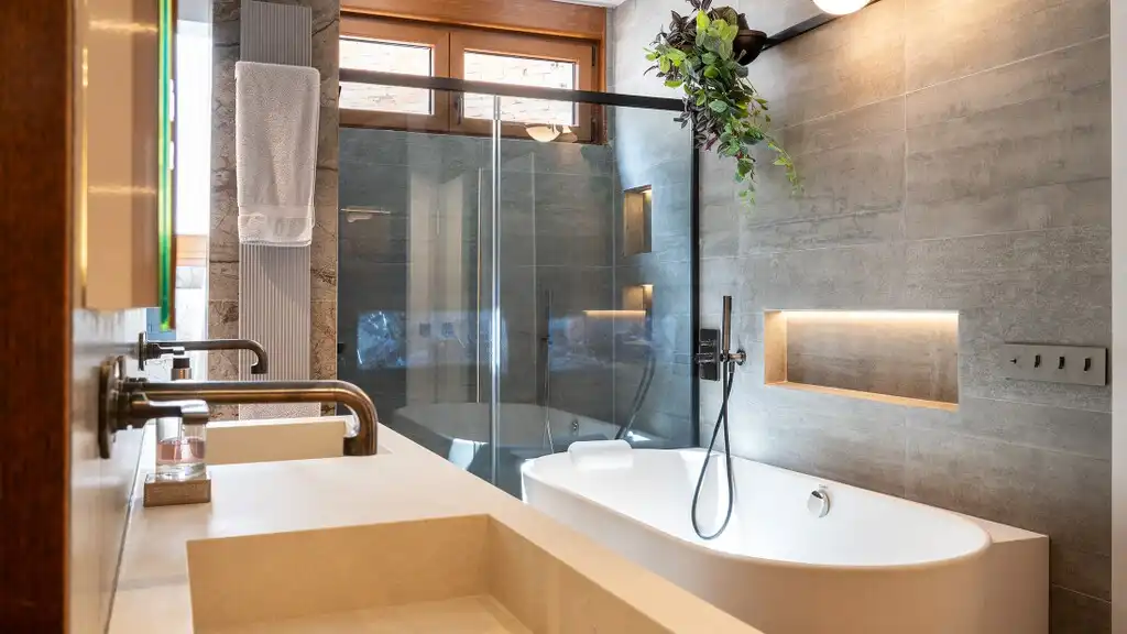 Baño de Apartamento en venta en  Palma de Mallorca con Aire acondicionado, Calefacción y Amueblado