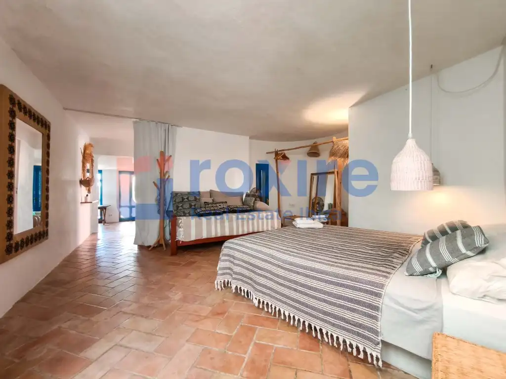 Habitación de Casa adosada de alquiler en Sant Josep de sa Talaia con Aire acondicionado, Terraza y Amueblado