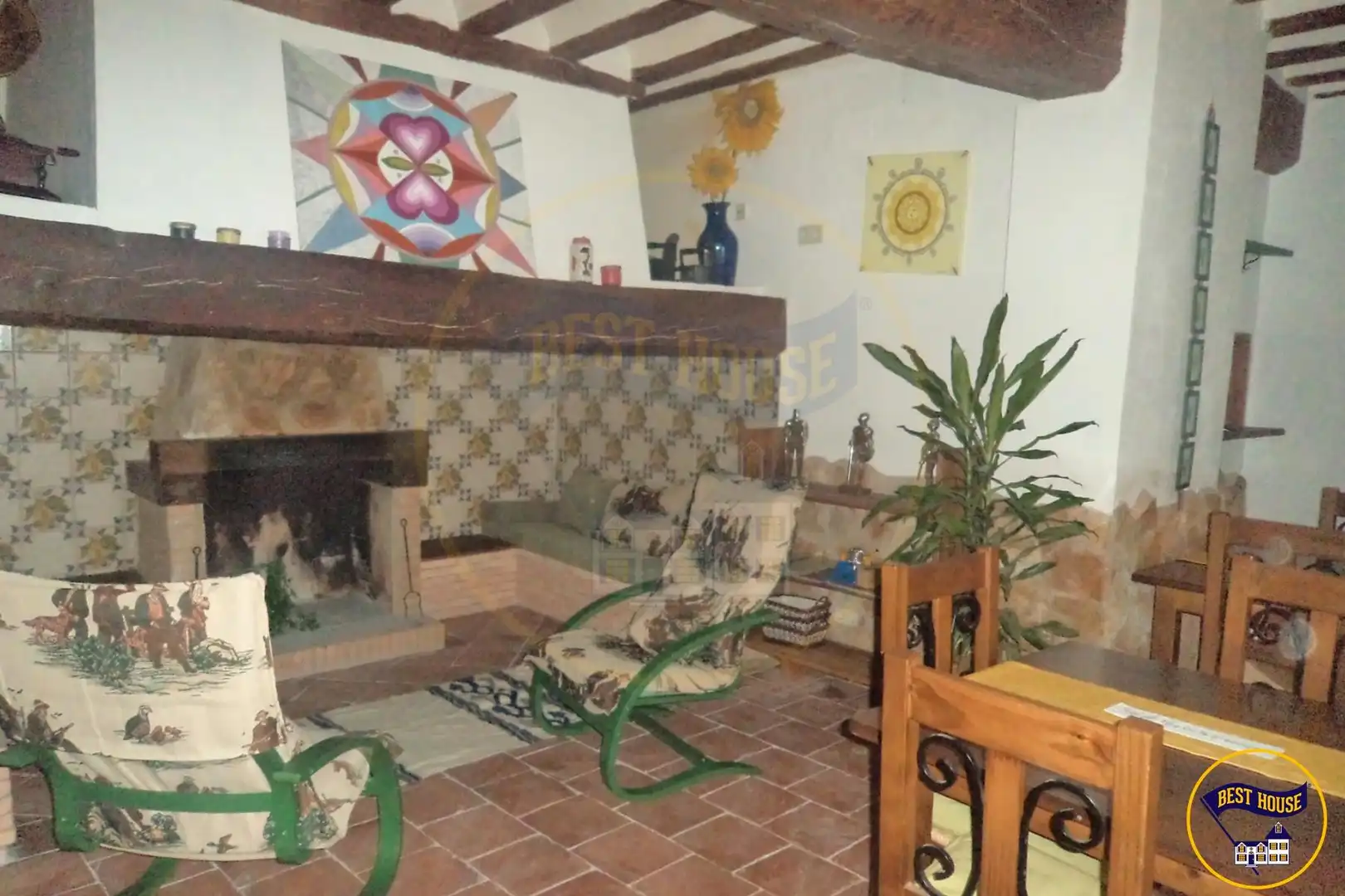 Sala de estar de Casa o chalet en venta en Valverdejo con Calefacción, Trastero y Amueblado