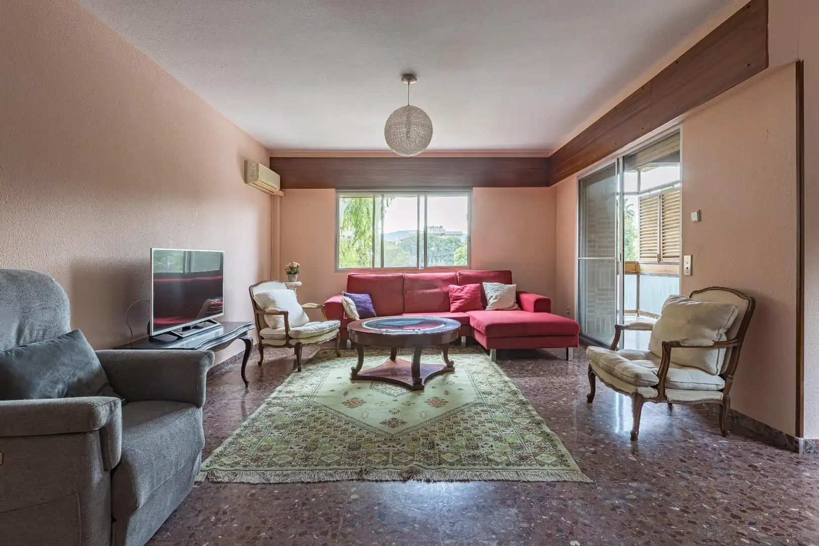 Living room of Flat for sale in Murcia  with Air Conditioner, Heating and Terrace