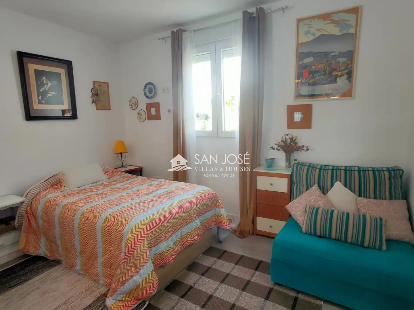 Habitación de Casa o chalet en venta en Aspe con Jardín privado, Trastero y Amueblado