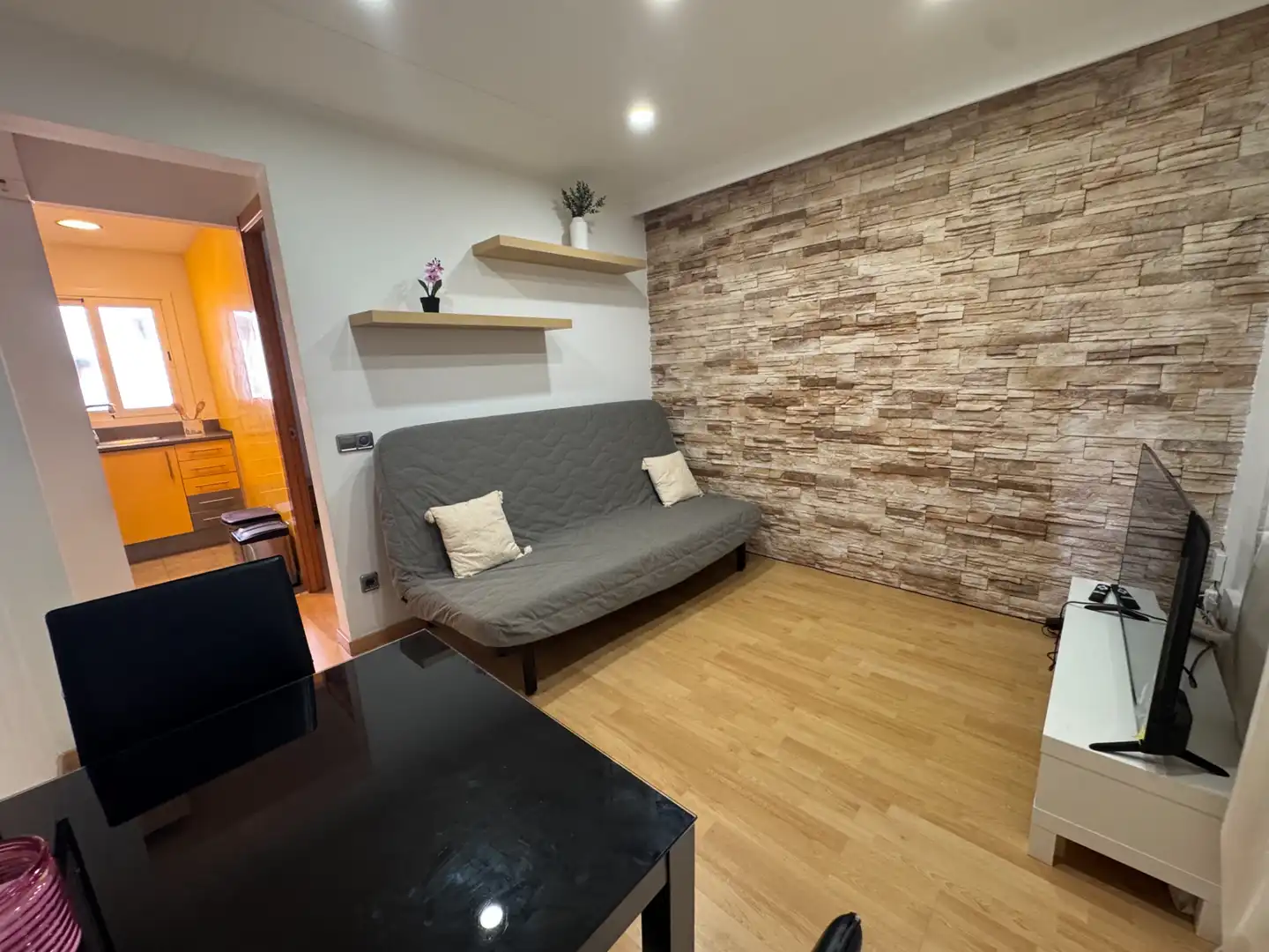 Living room of Attic for sale in Sant Feliu de Guíxols  with Air Conditioner, Heating and Terrace