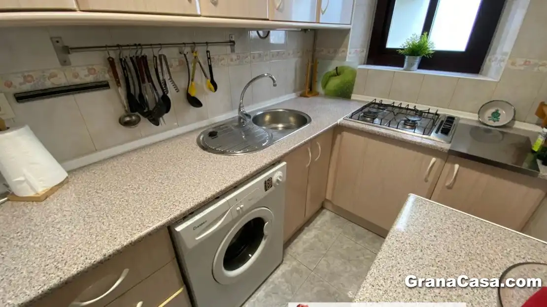Kitchen of Flat for rent in Granada  with Air Conditioner, Heating and Furnished