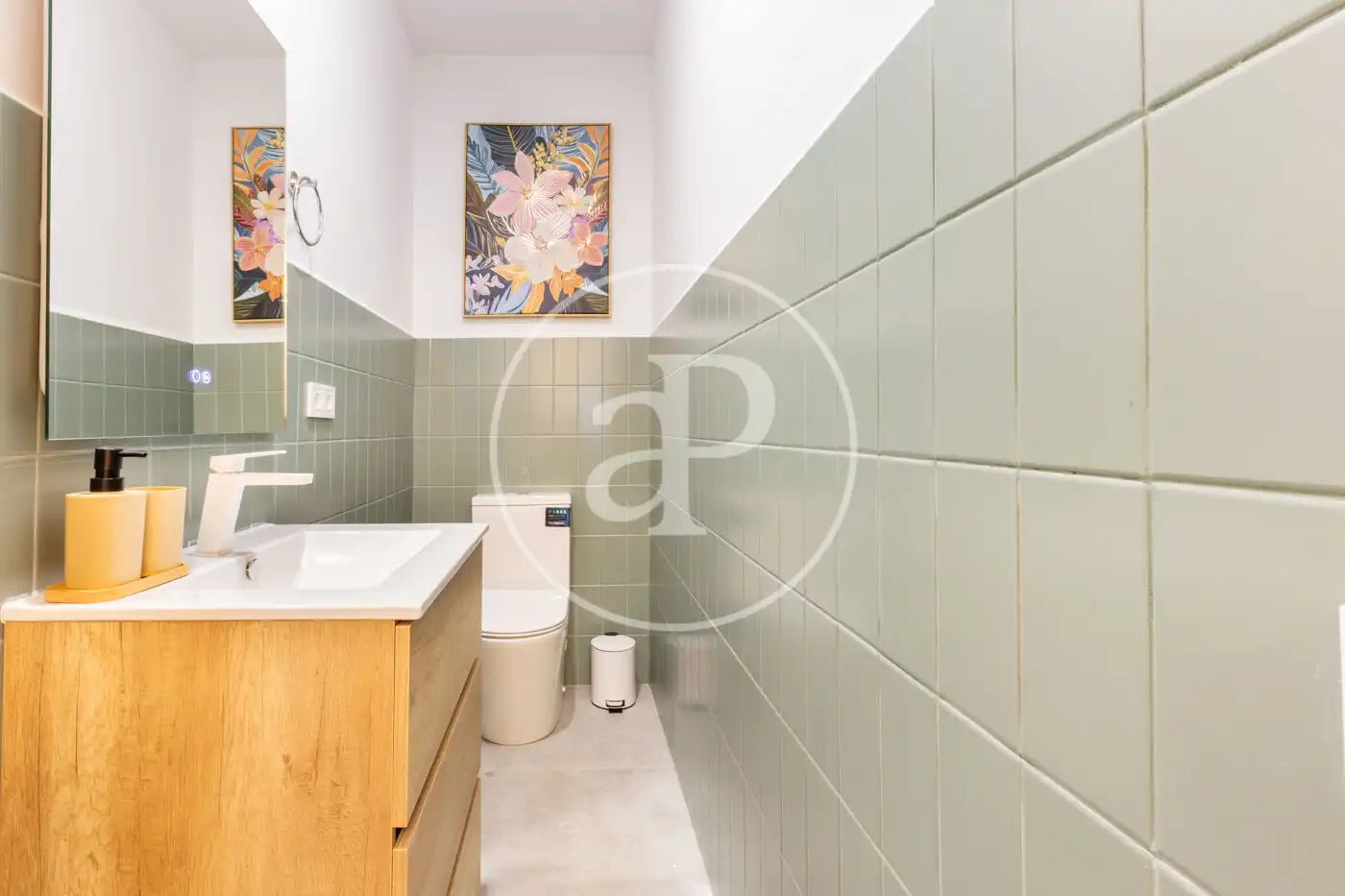 Badezimmer von Maisonette zum Verkauf in Valencia mit Klimaanlage, Heizung und Privatgarten