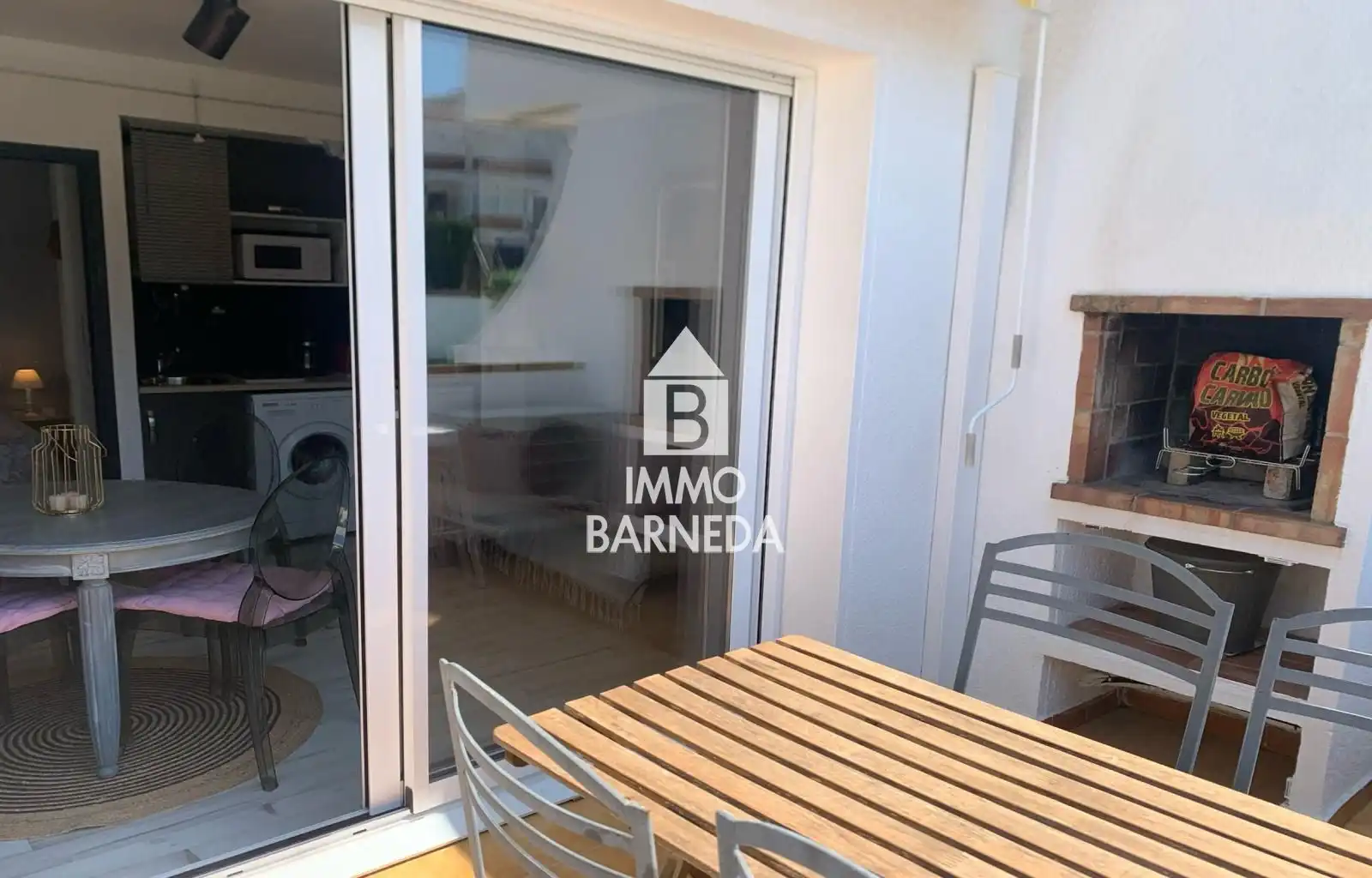 Terrasse von Wohnung zum Verkauf in Roses mit Klimaanlage, Heizung und Terrasse