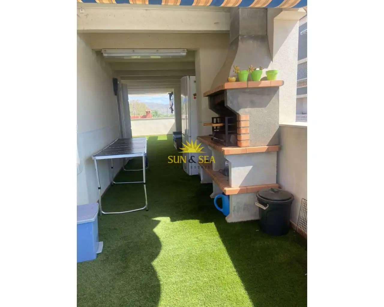 Terrace of Apartments for rent in El Campello  with Air Conditioner, Heating and Private garden