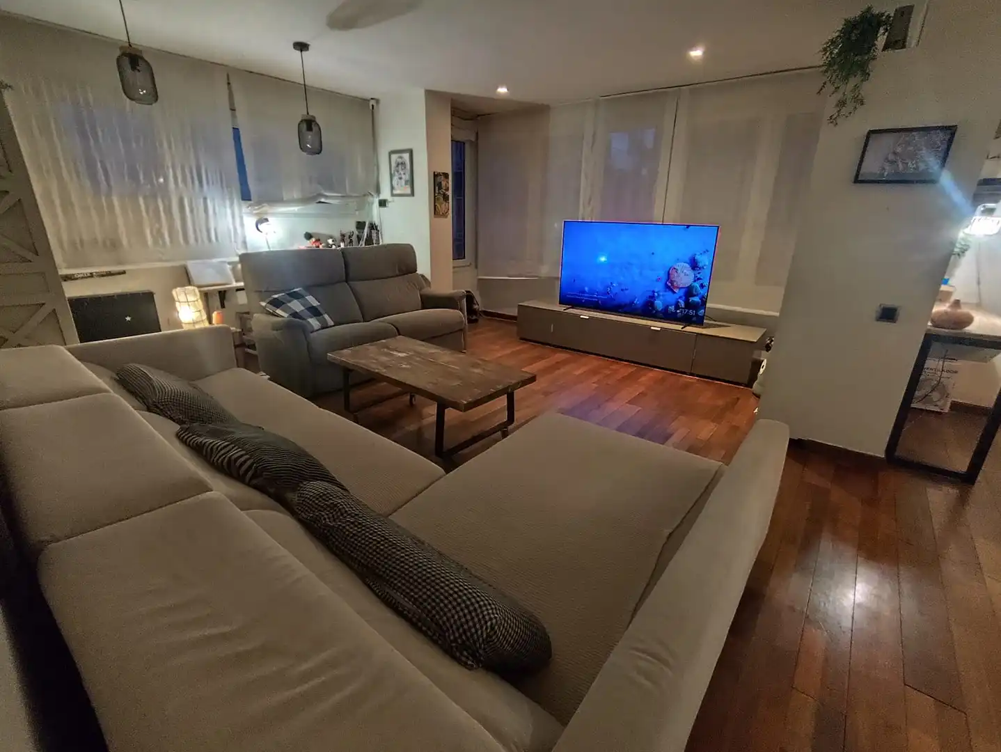 Sala de estar de Dúplex en venta en Salou con Aire acondicionado, Calefacción y Parquet