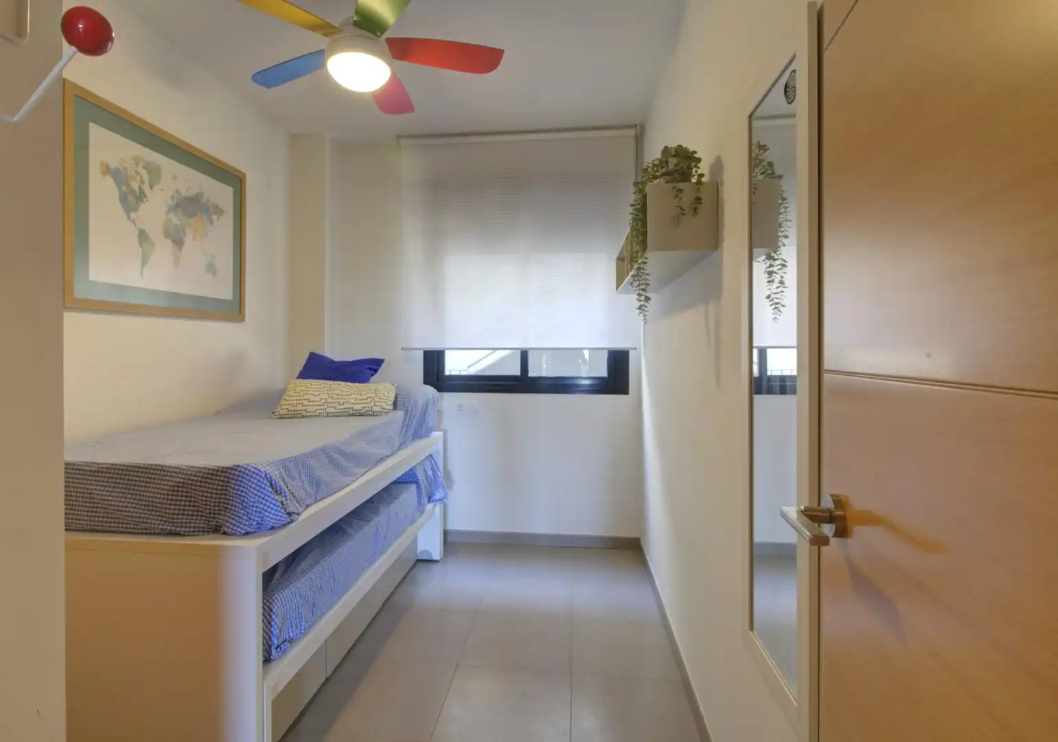 Schlafzimmer von Wohnungen zur Miete in Almenara mit Klimaanlage, Privatgarten und Terrasse