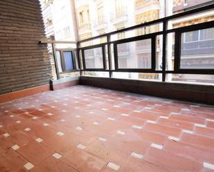 Terrace of Flat to rent in  Valencia Capital  with Air Conditioner, Heating and Furnished