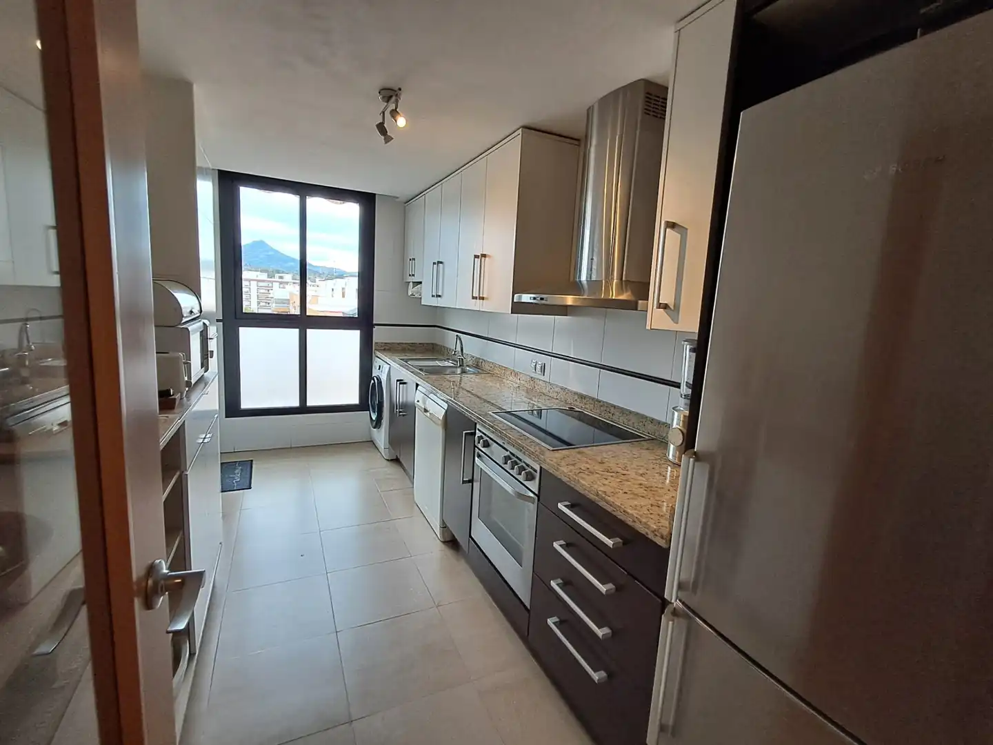 Kitchen of Attic for sale in Gandia  with Air Conditioner, Parquet flooring and Terrace