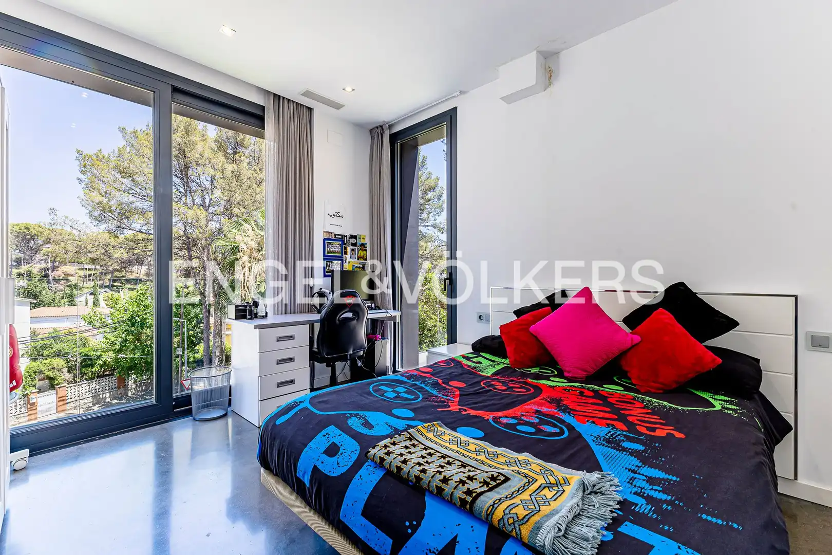 Bedroom of Houses for rent in Castelldefels  with Air Conditioner, Heating and Private garden