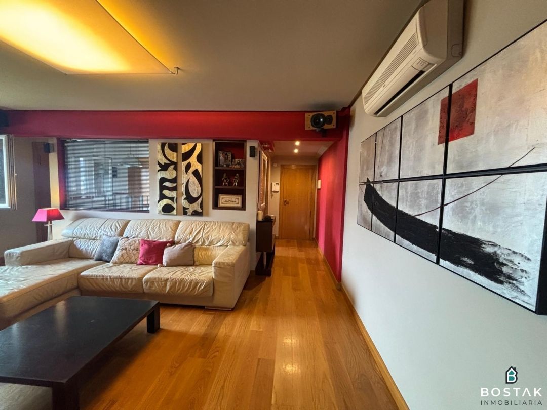 Sala d'estar de Pis de lloguer en Bilbao  amb Aire condicionat i Calefacció