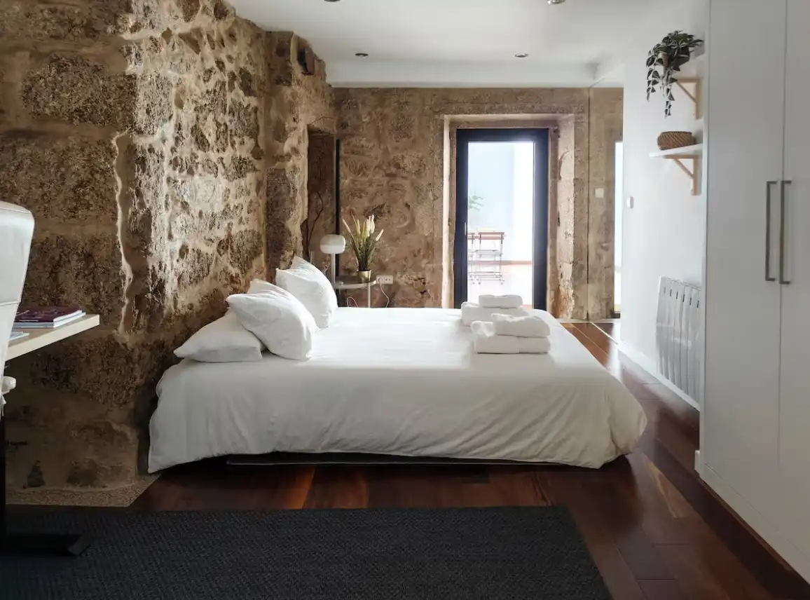 Dormitori de Apartament de lloguer en A Coruña Capital  amb Aire condicionat, Calefacció i Parquet