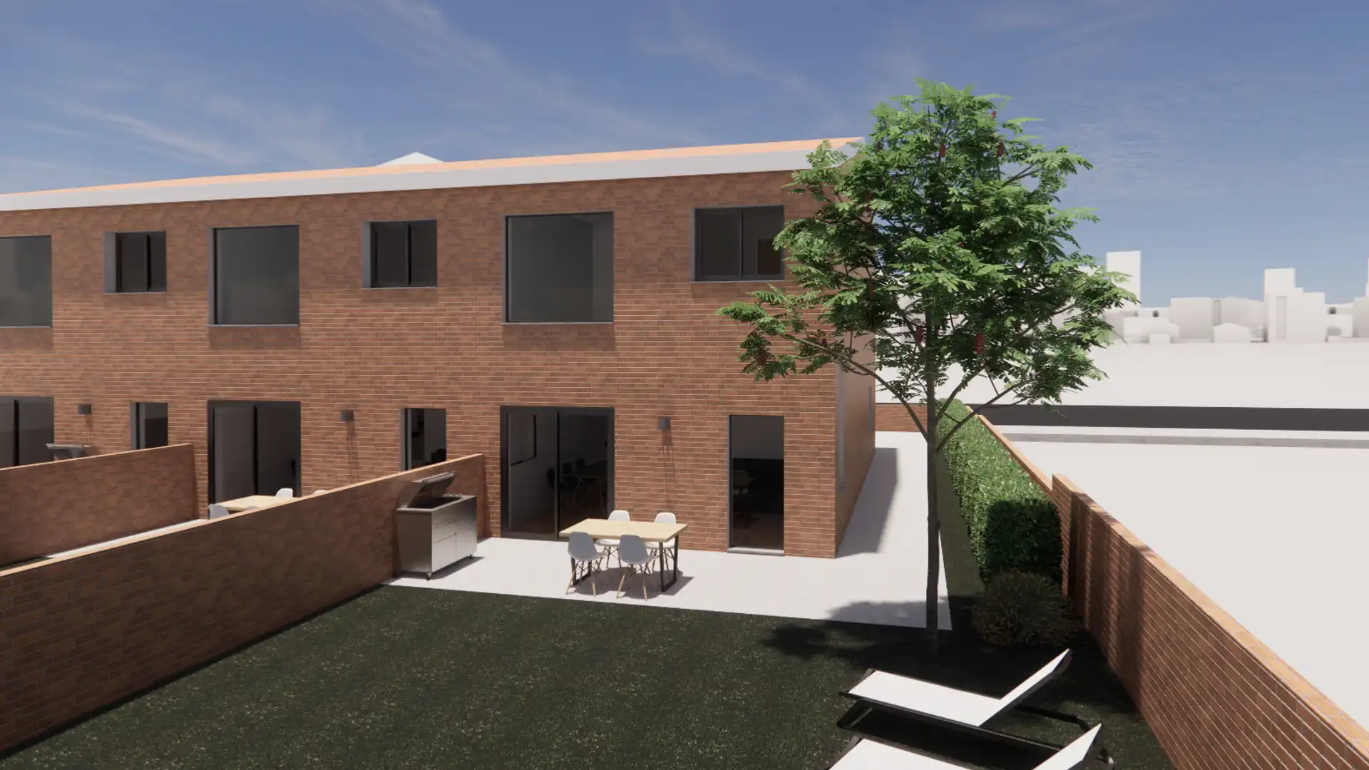 Vista exterior de Casa adosada en venta en Guissona con Aire acondicionado, Calefacción y Jardín privado