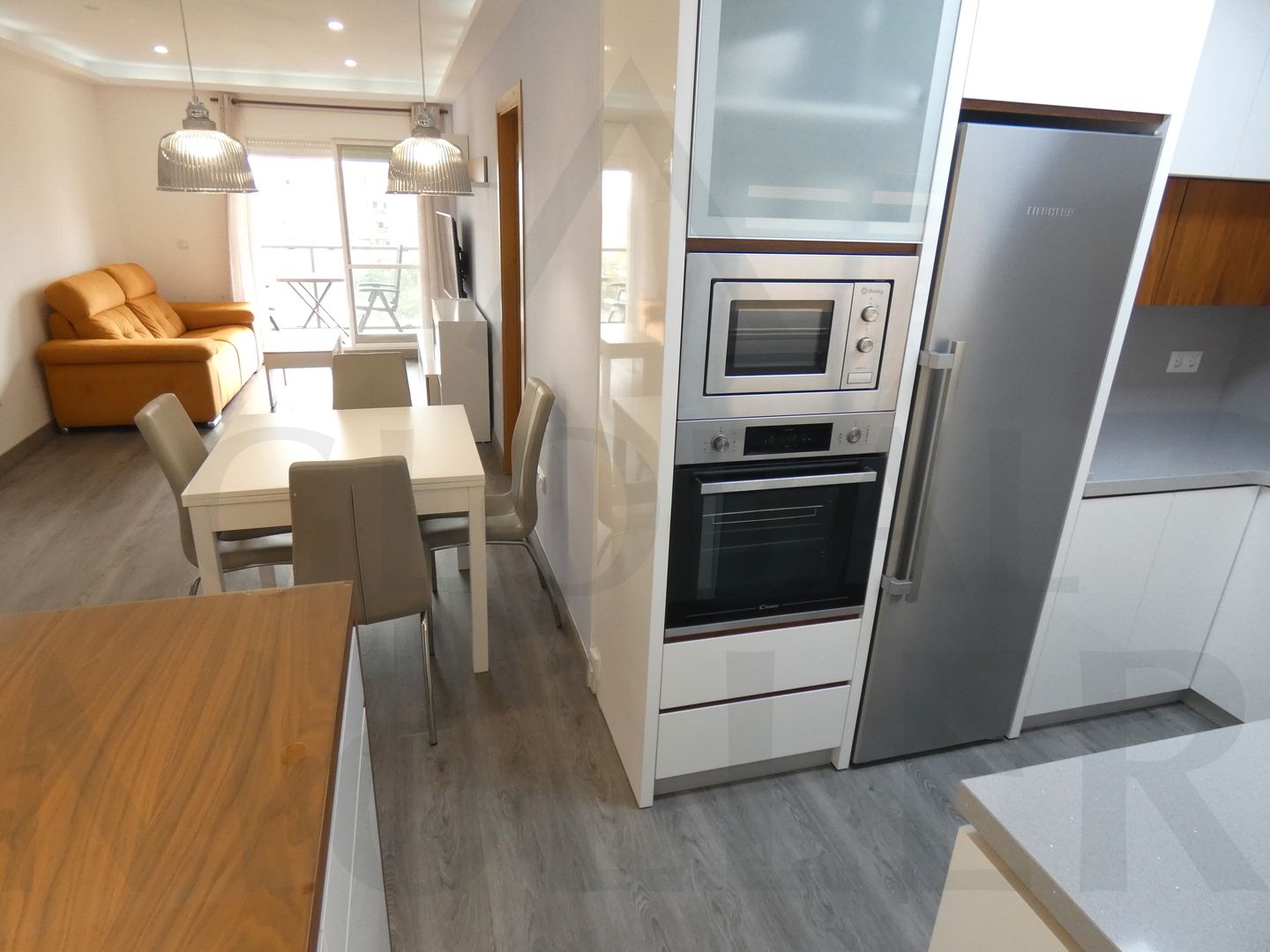 Cocina de Piso de alquiler en Cartagena con Aire acondicionado, Calefacción y Terraza