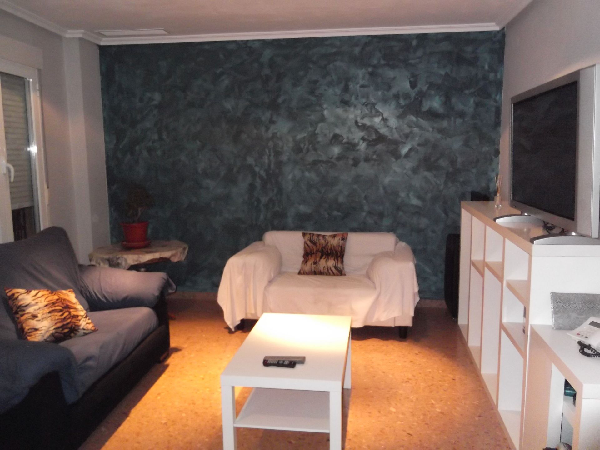 Living room of Flat for sale in Elche / Elx  with Furnished, Oven and Washing machine