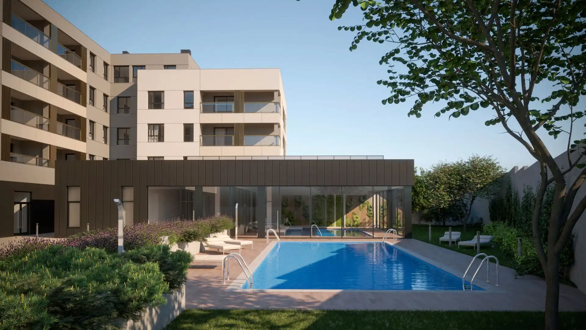Swimming pool of Duplexes for sale in Zaragoza  with Private garden, Storage room and Community pool