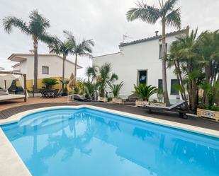 Swimming pool of House or chalet for sale in Canet de Mar  with Air Conditioner, Terrace and Swimming Pool