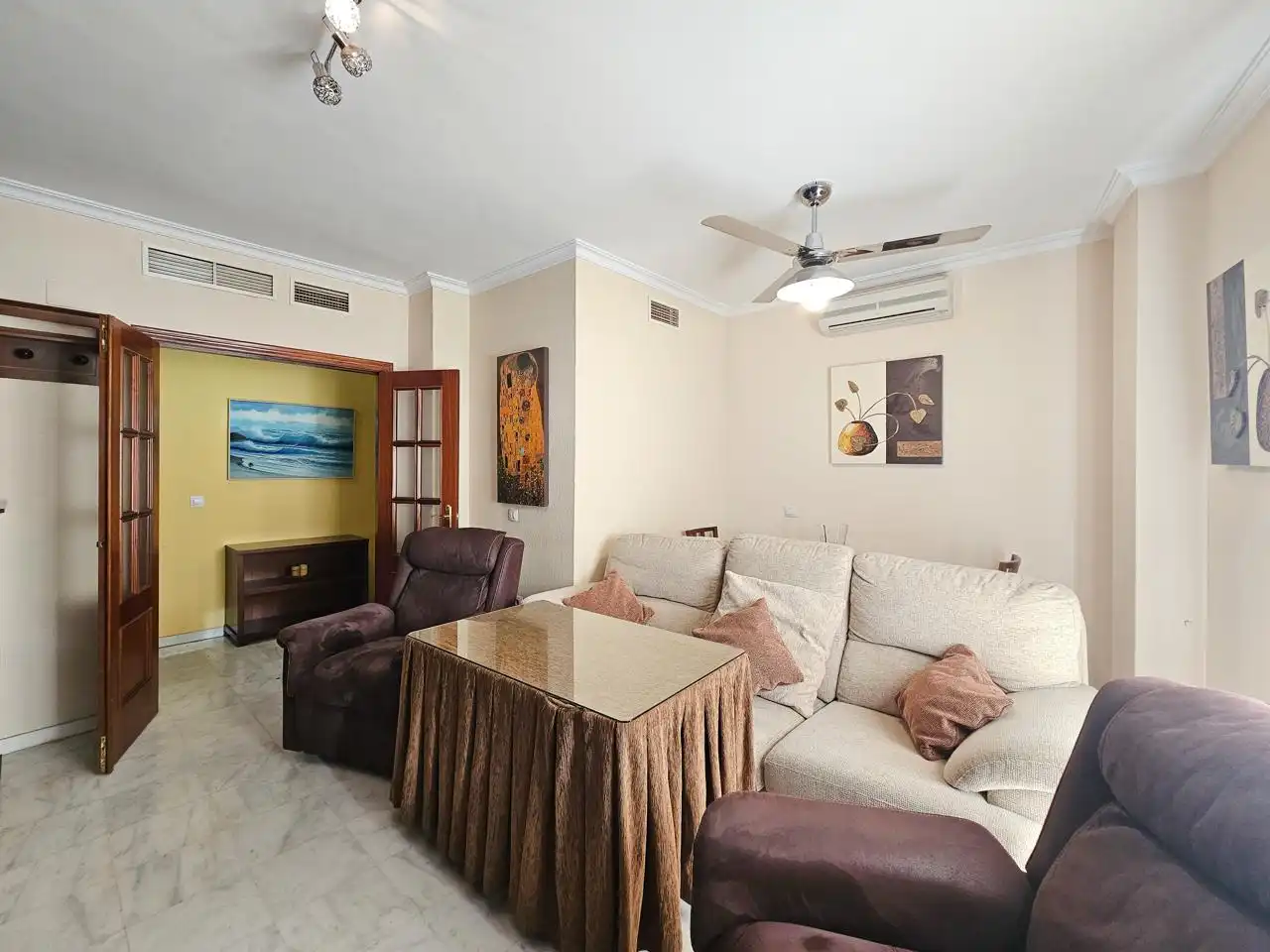 Wohnzimmer von Wohnung zum Verkauf in Alcalá de Guadaira mit Möbliert und Balkon