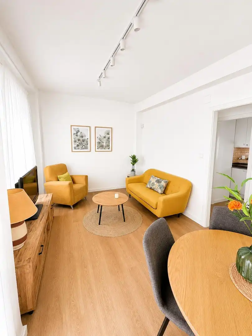 Sala de estar de Piso en venta en El Puerto de Santa María con Aire acondicionado, Calefacción y Amueblado