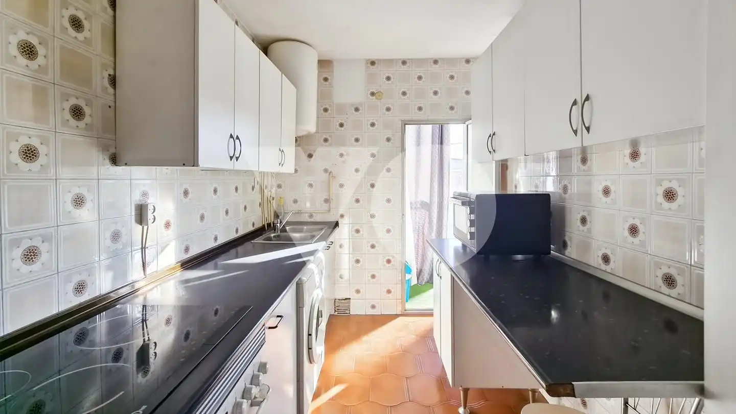 Kitchen of Flat for sale in Madrid  with Air Conditioner, Heating and Terrace