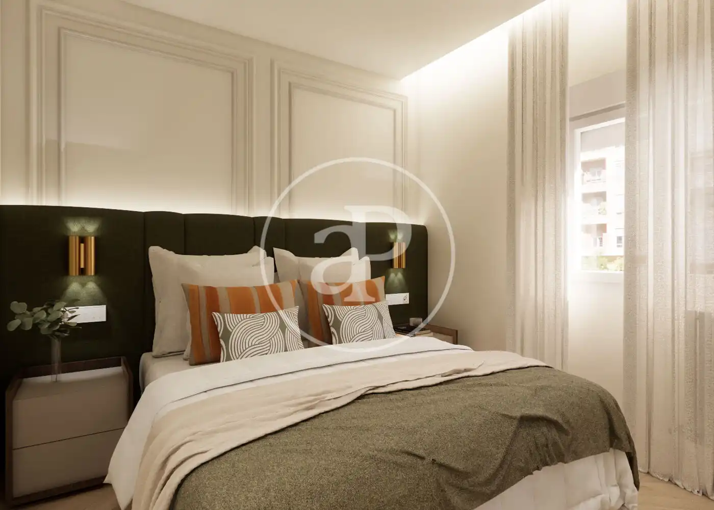 Bedroom of Flat for sale in Madrid  with Air Conditioner, Heating and Terrace