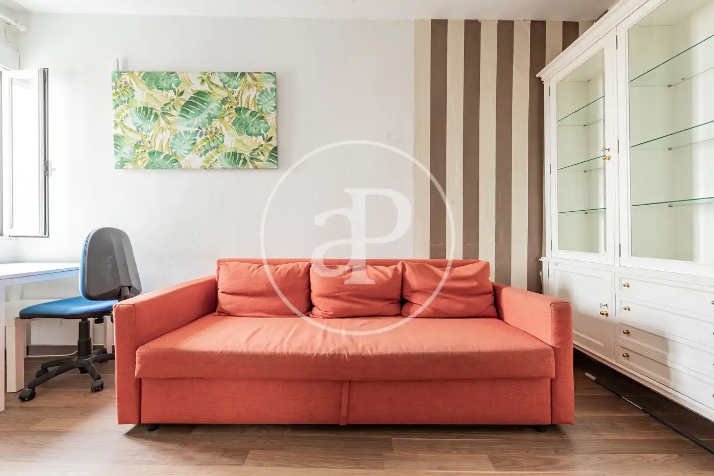 Wohnzimmer von Wohnung zum Verkauf in Madrid mit Klimaanlage und Heizung