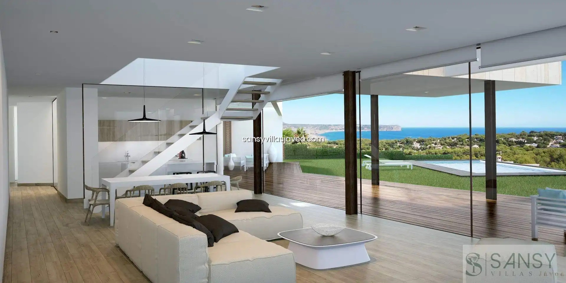 Living room of Houses for sale in Jávea / Xàbia  with Storage room