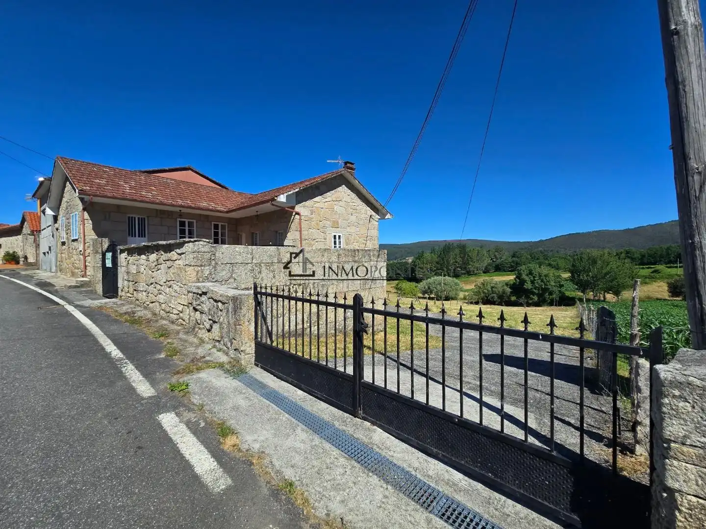 Vista exterior de Casa o chalet en venta en Campo Lameiro con Jardín privado, Terraza y Balcón