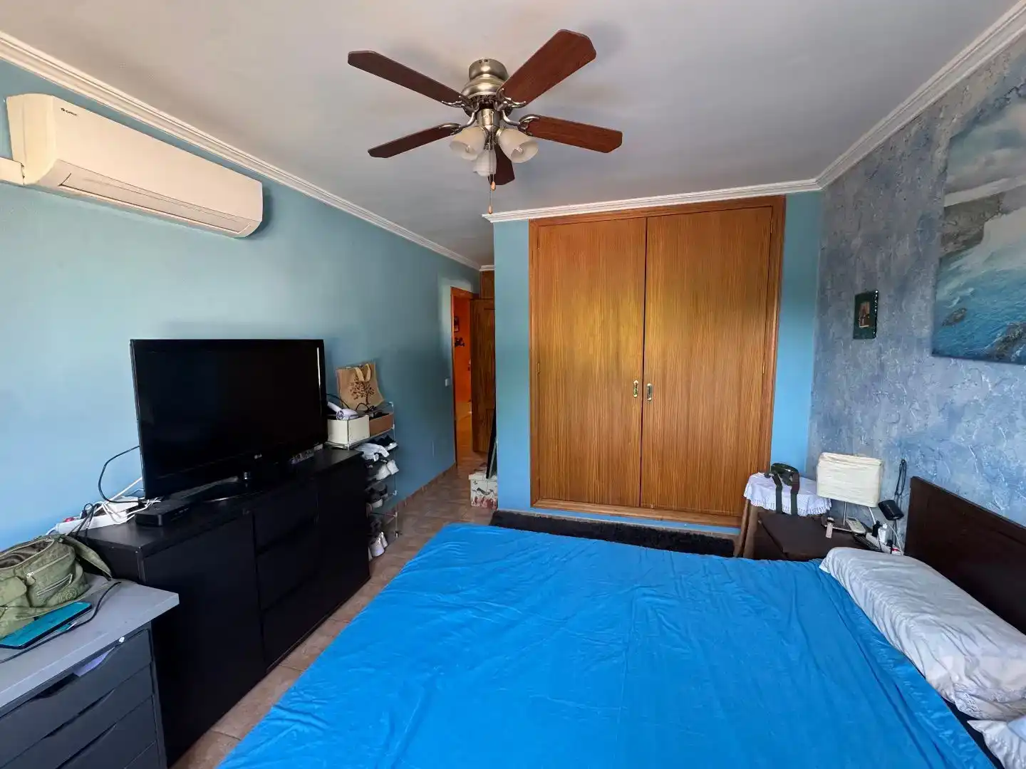 Bedroom of Flat for sale in  Palma de Mallorca  with Air Conditioner
