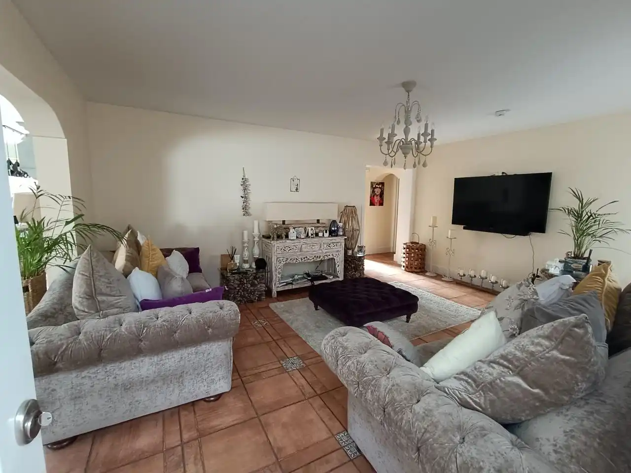 Living room of Houses for sale in Arona  with Private garden, Terrace and Alarm