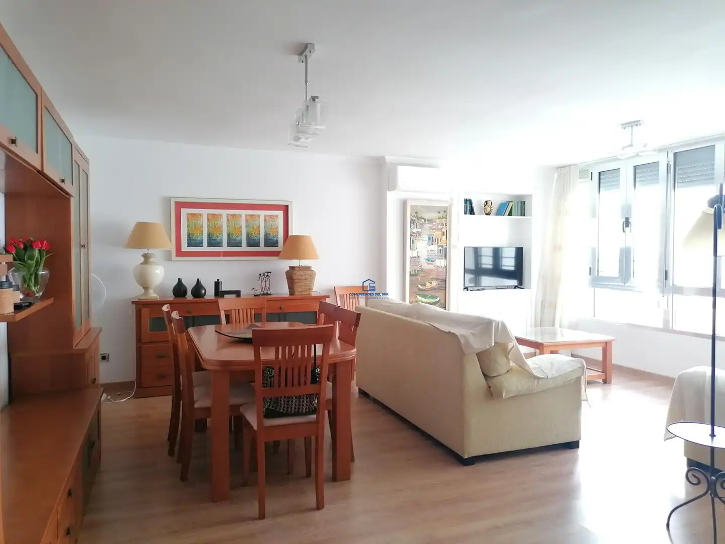 Living room of Attic for rent in El Puerto de Santa María  with Heating and Furnished