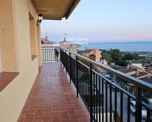 Balcony of Flat to rent in Pineda de Mar  with Furnished