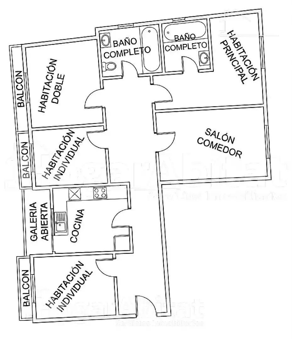 Flat for sale in Moncada