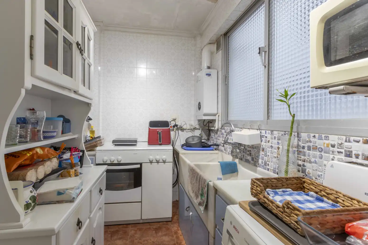 Kitchen of Flat for sale in Valencia  with Balcony