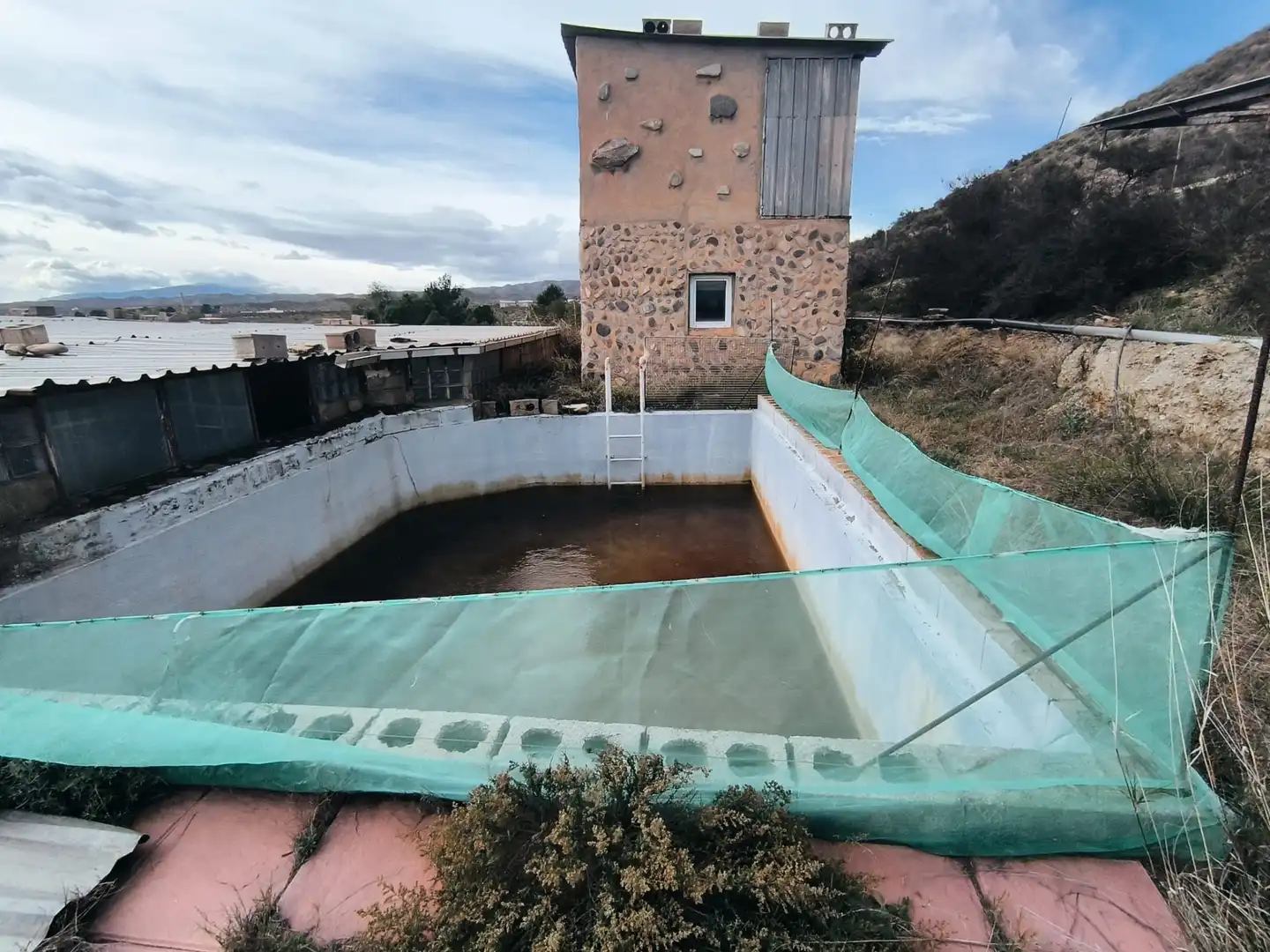 Piscina de Finca rústica en venta en Tabernas con Amueblado